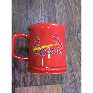 St Louis Cardinals MLB Red Coffee Mug Encore Group 2007 Birds on Bat STL Logo